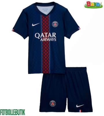 Paris Saint-Germain Hemmaställ Barn 2025-26 Kortärmad (+ Korta byxor)